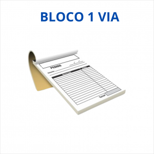 Bloco 50 Folhas | AP 75g | 1 Via | 21x30cm | Simples Apergaminhado 75g  1x0 (Frente em Preto e Branco)  Blocagem 