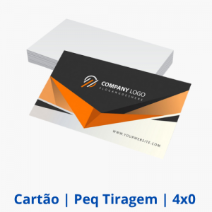 Cartão de Visita Pequena Tiragem | 4x0 | Couchê 250g | 9x5cm   4x0 (Frente Colorida) Sem Verniz UV (padrão)  
