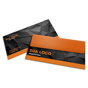 Envelope | AP 90g | 4x0 | Modelo Carta 230x115mm Sulfite 90g Arte 300mm x 315mm 4x4 (Frente e Verso)   
